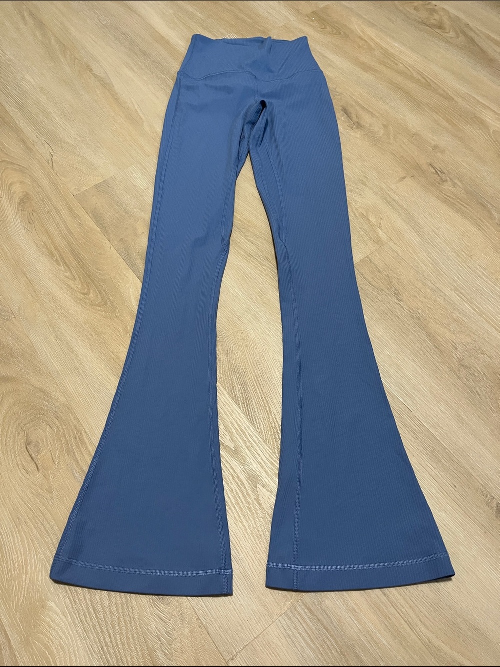 Lululemon Align High-Rise Ribbed -Flare Pant Blue Size 2 - Picture 2 of 6